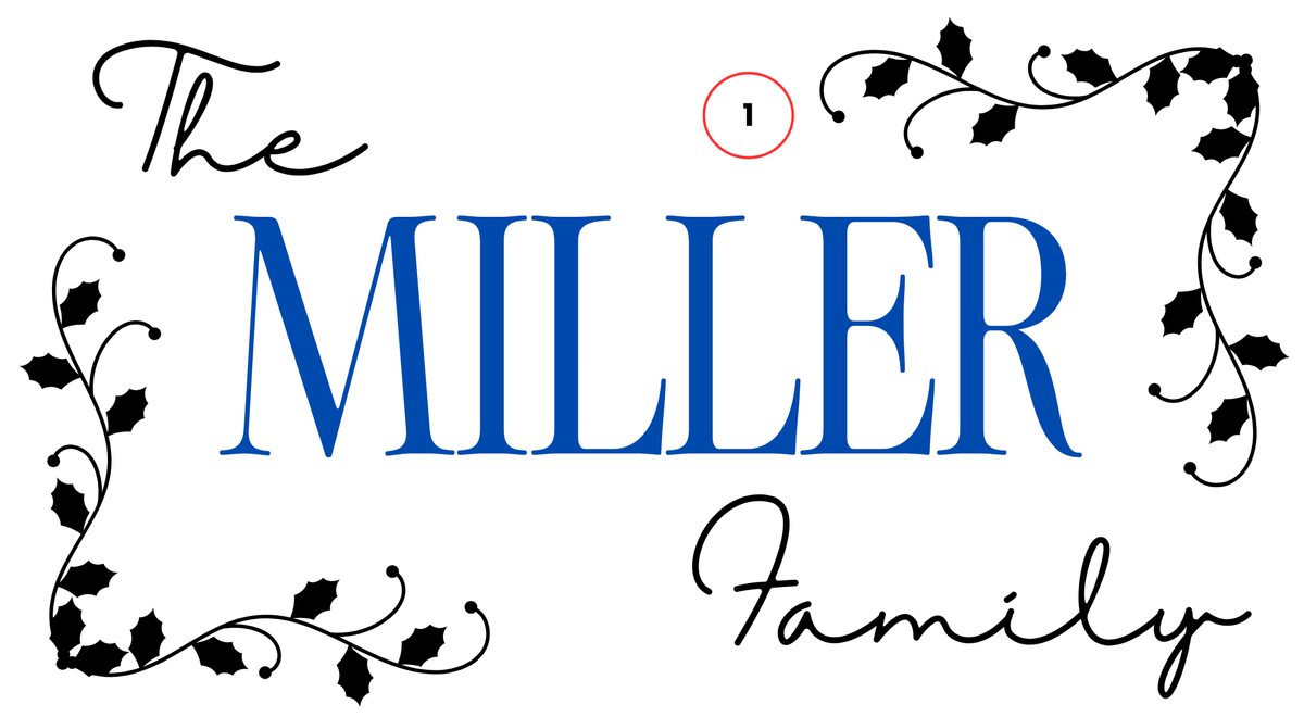 Custom Holiday Signs + Trays