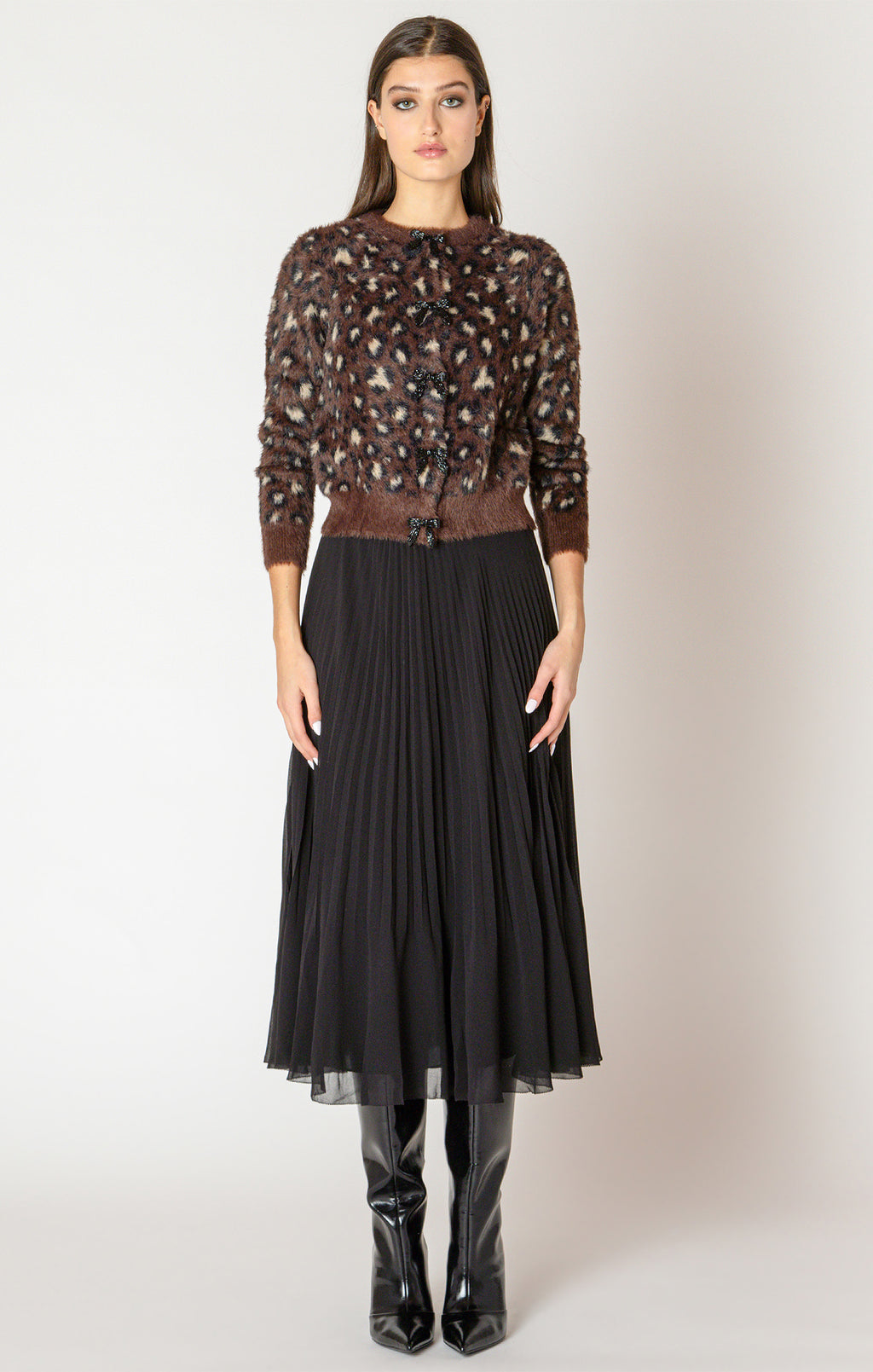 Soft Touch Patterned Cardigan