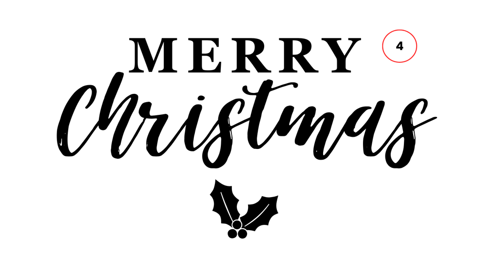 Custom Holiday Signs + Trays