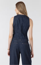 She Means Business Denim Top