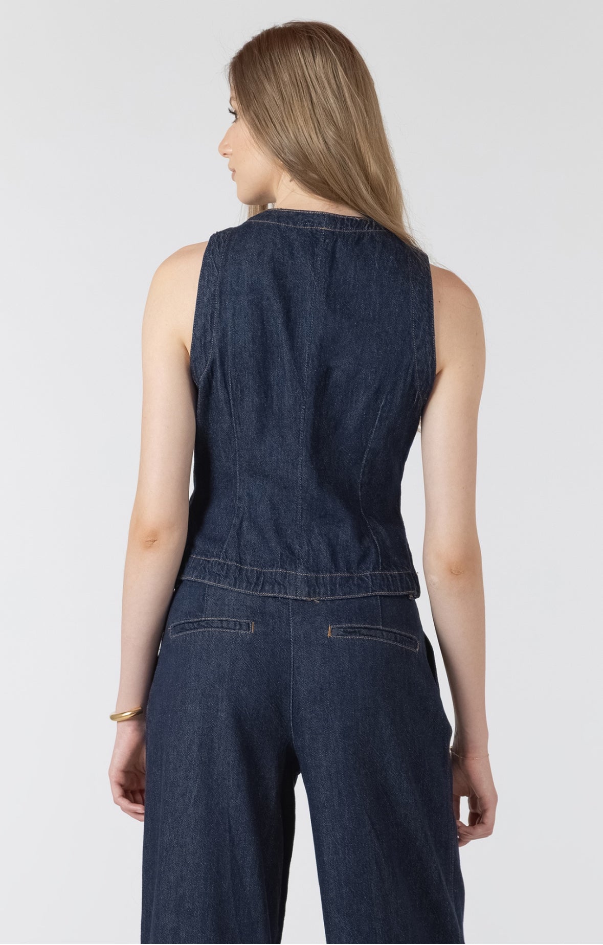 She Means Business Denim Top