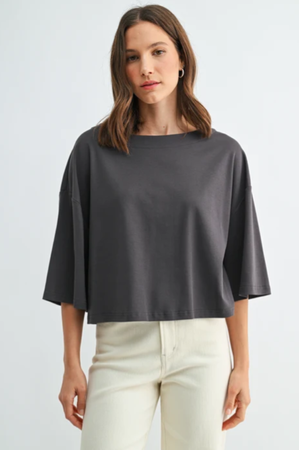 Elevated Drop Shoulder Tee