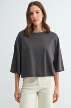 Elevated Drop Shoulder Tee