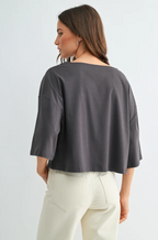 Elevated Drop Shoulder Tee