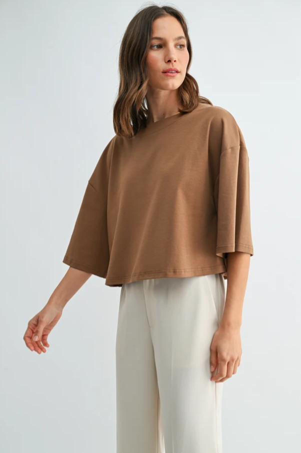 Elevated Drop Shoulder Tee