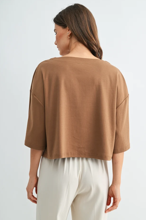 Elevated Drop Shoulder Tee