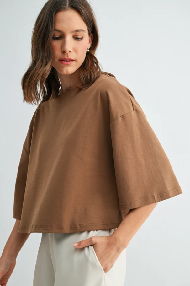 Elevated Drop Shoulder Tee