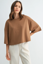Elevated Drop Shoulder Tee