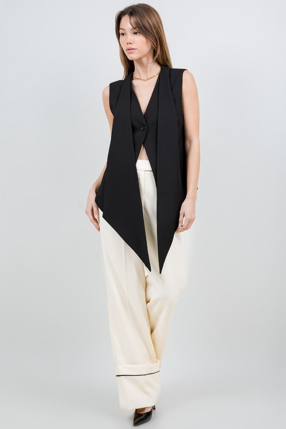 Midnight Muse Scarf Vest