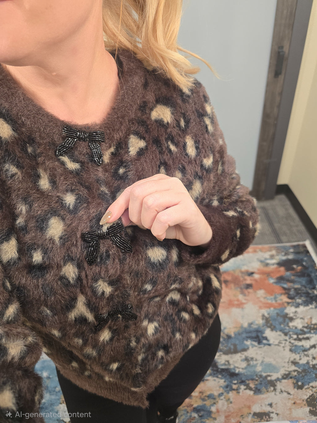 Soft Touch Patterned Cardigan