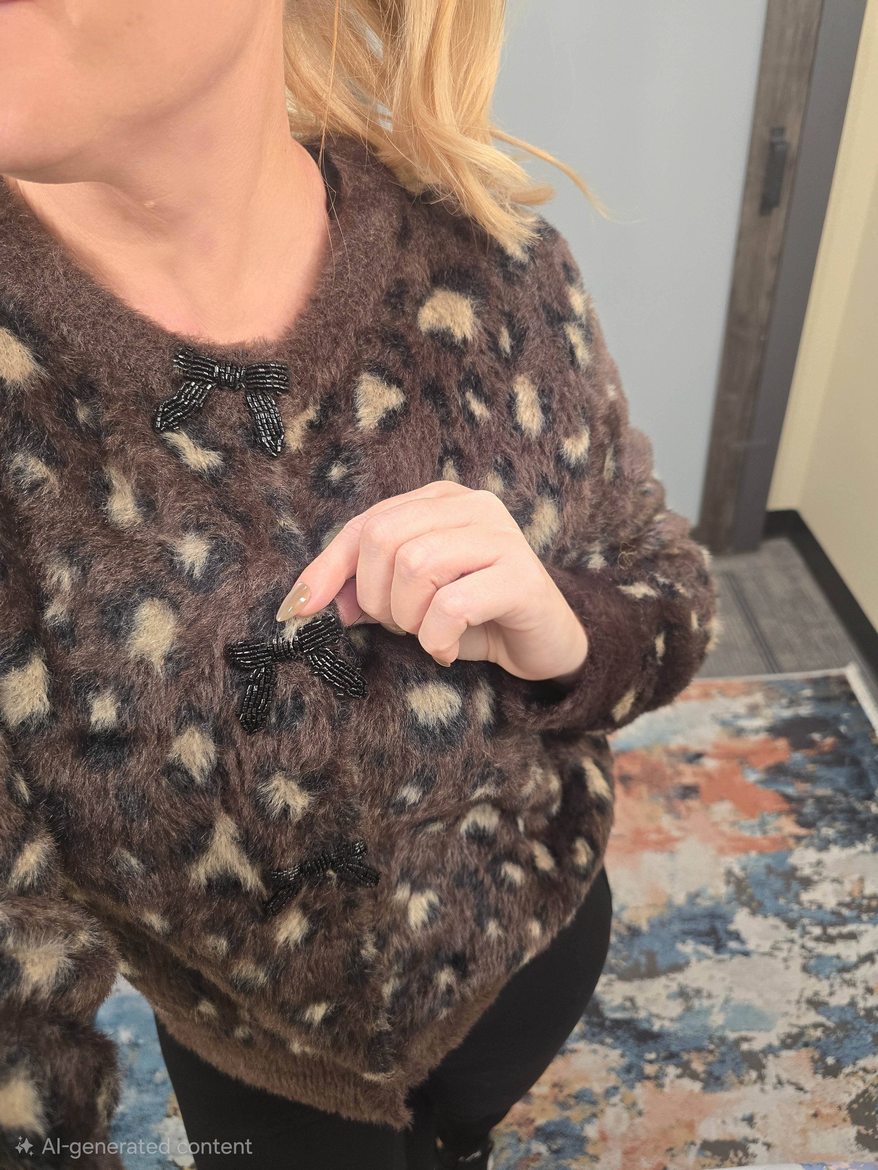 Soft Touch Patterned Cardigan