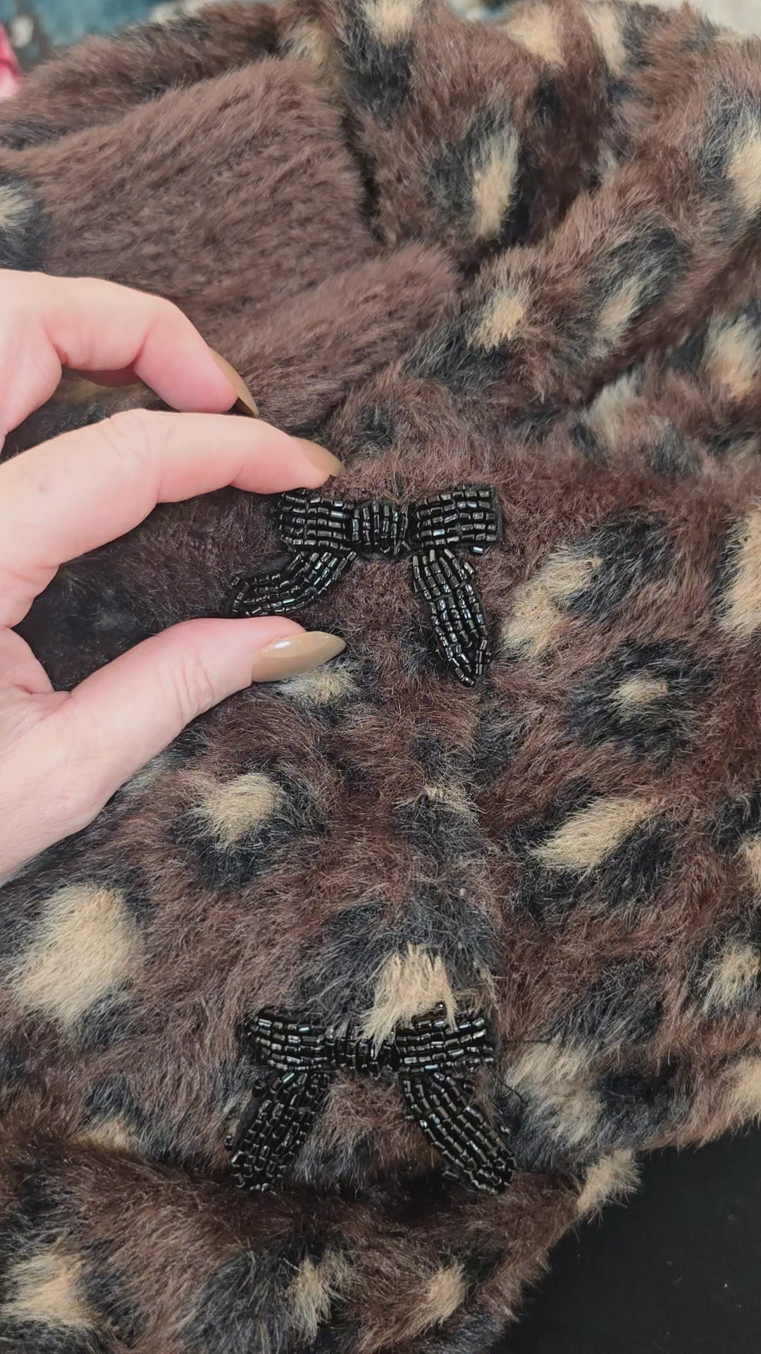 Soft Touch Patterned Cardigan